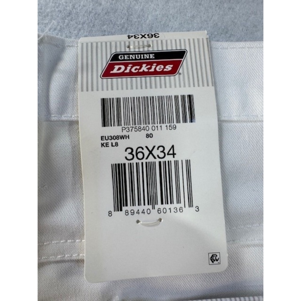 Dickies White Men's Cargo Pants - Picture 4 of 7